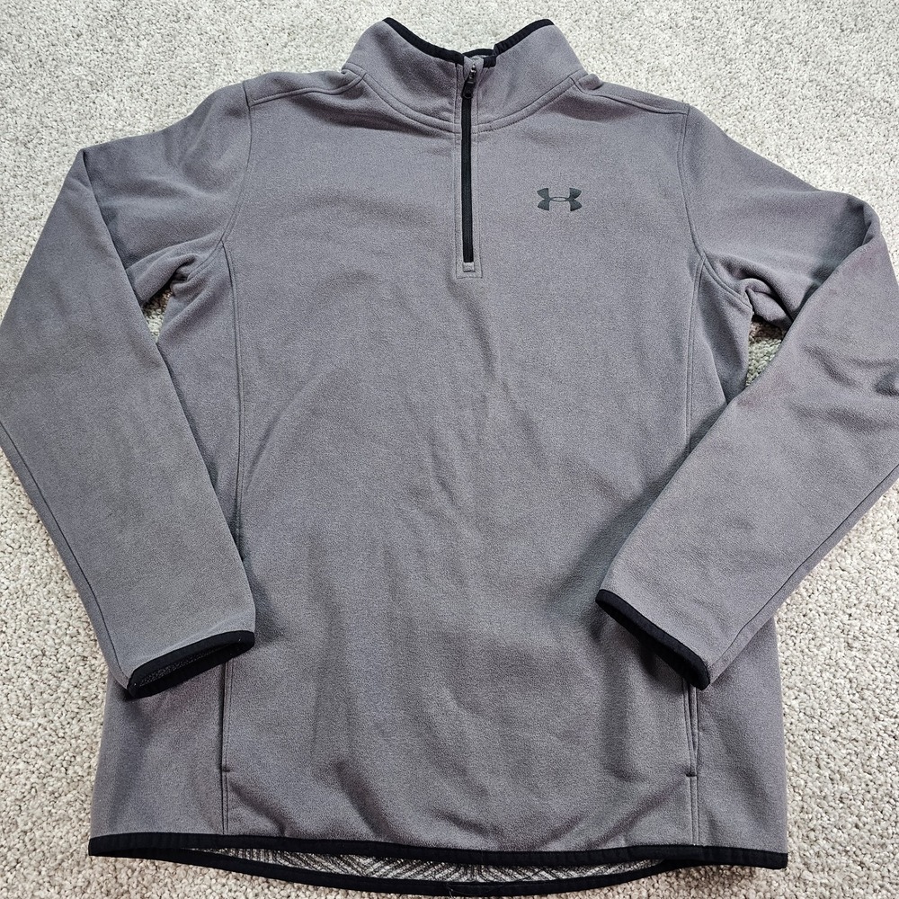 Under Armour Boys Gray Fleece‎ Pullover Youth XL